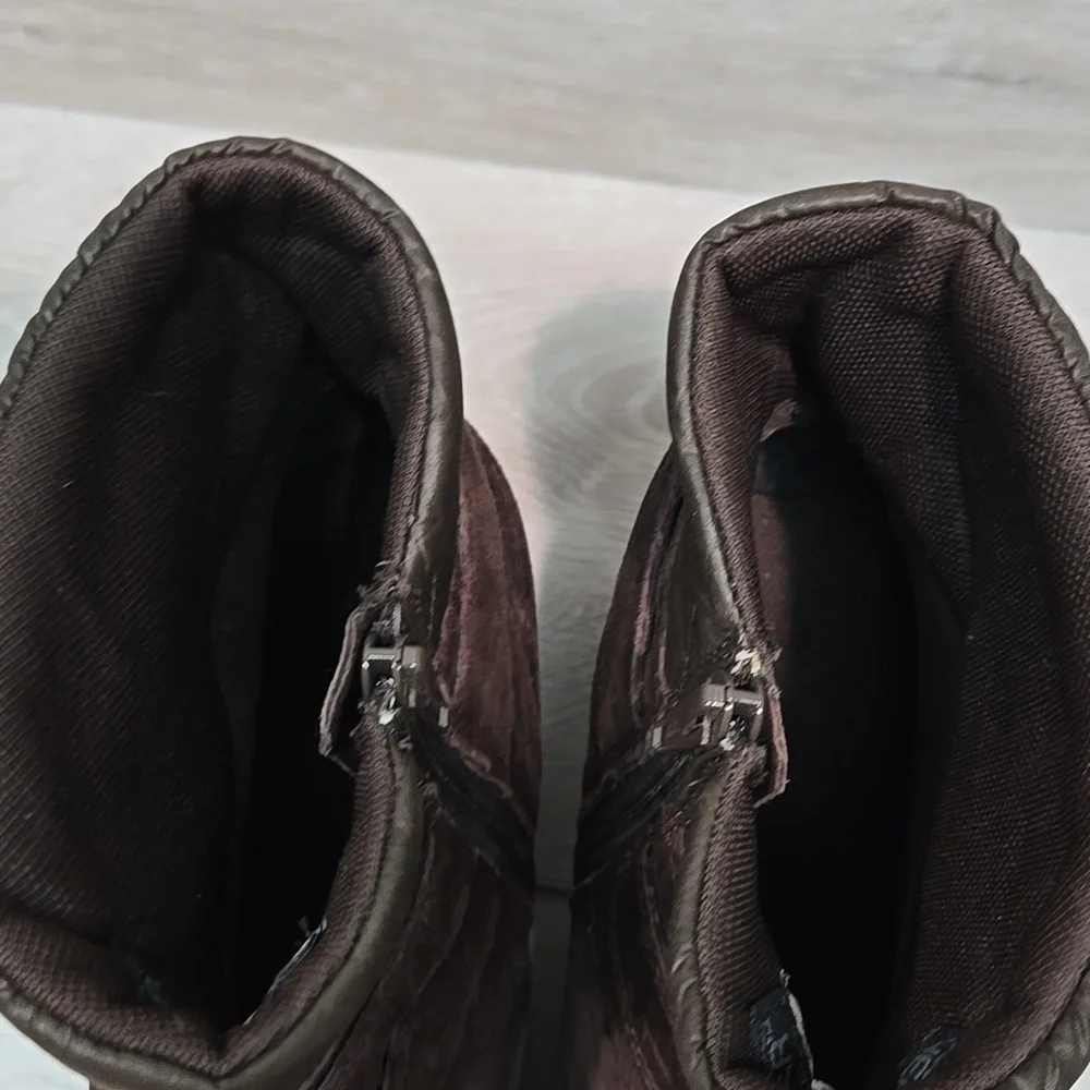 The North Face Women's Heat SeekerSuede& Leather Rubber Ankle Boots Shoes Sz 8